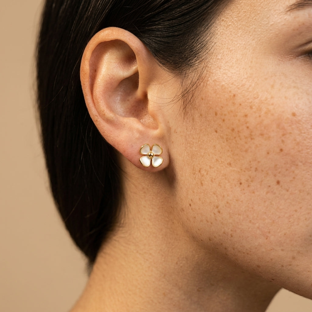 Women's Flower Stud Earrings