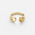 Women's Fluted Heart Ring