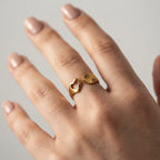 Women's Fluted Heart Ring
