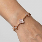 Women's Four-Leaf Clover Bracelet