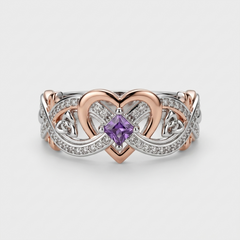 Silver and Rose Gold