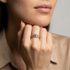 Women's Heart Infinity Ring