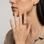 Women's Heart Infinity Ring
