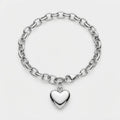 Women's Heart Link Bracelet
