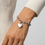 Women's Heart Link Bracelet