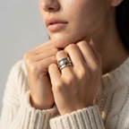 Women's Heart Spinner Ring