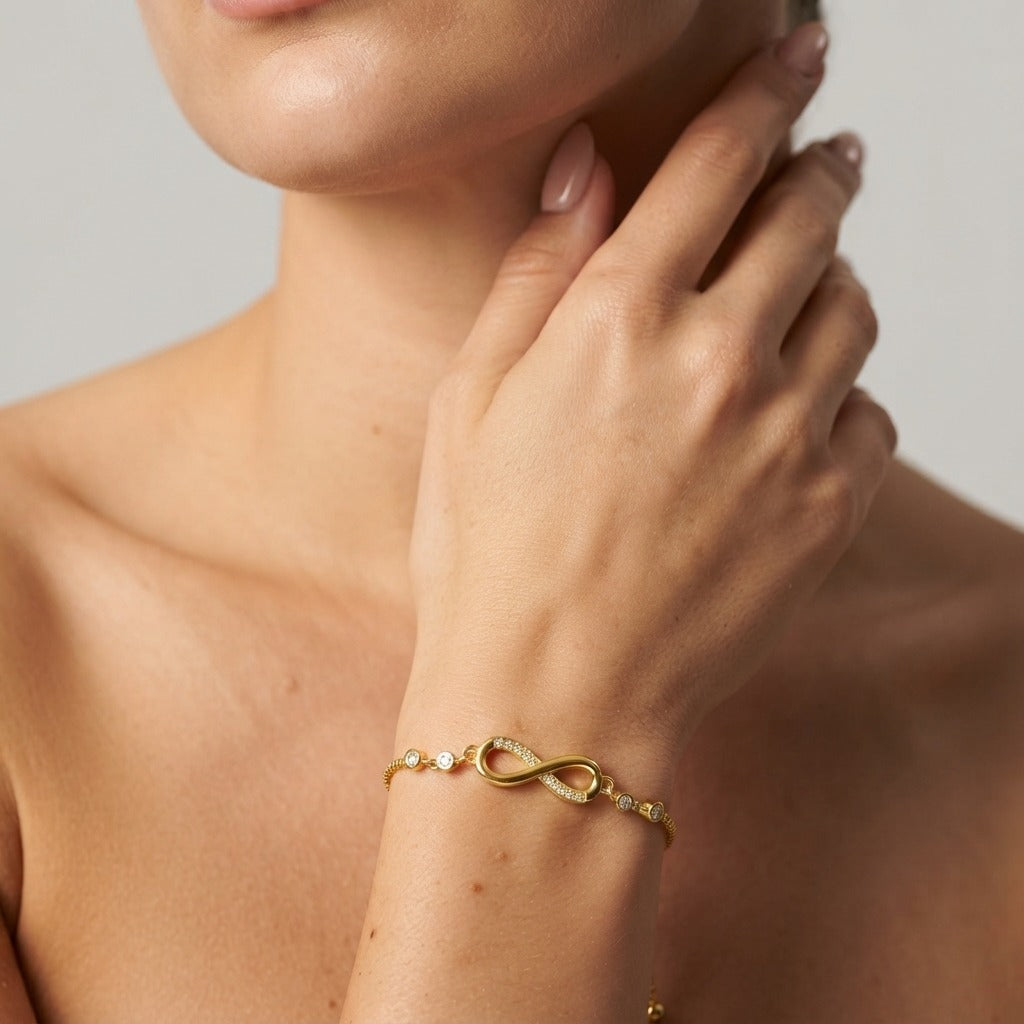 Women's Infinity Crystal Bracelet