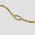 Women's Knot Snake Chain Choker