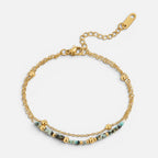 Women's Layered Beaded Bracelet