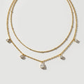 Women's Layered Crystal Necklace