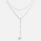 Women's Layered Faux Pearl Necklace