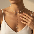 Women's Layered Faux Pearl Necklace