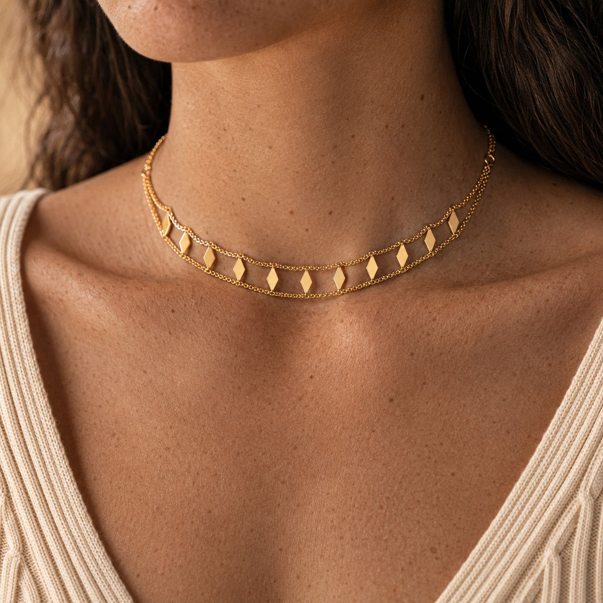 Women's Layered Station Choker