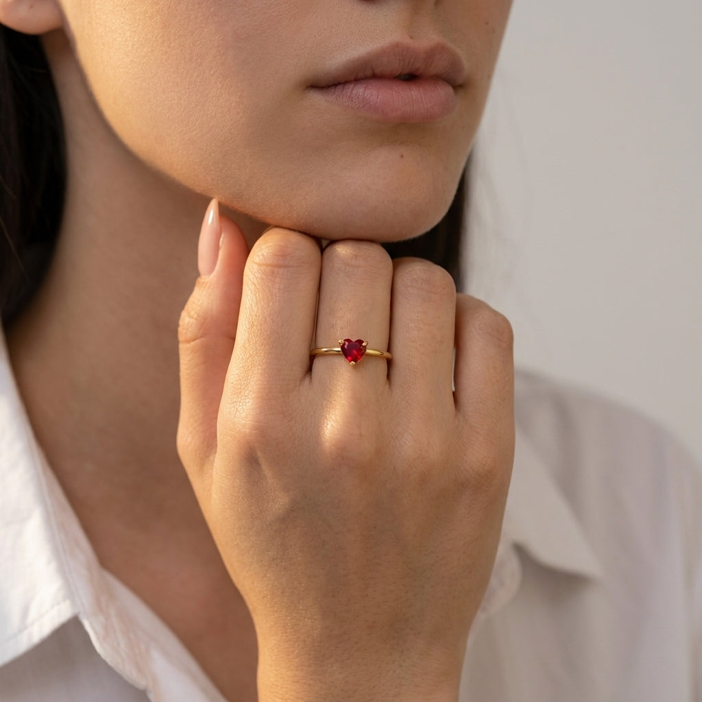 Women's Mini Heart Ring