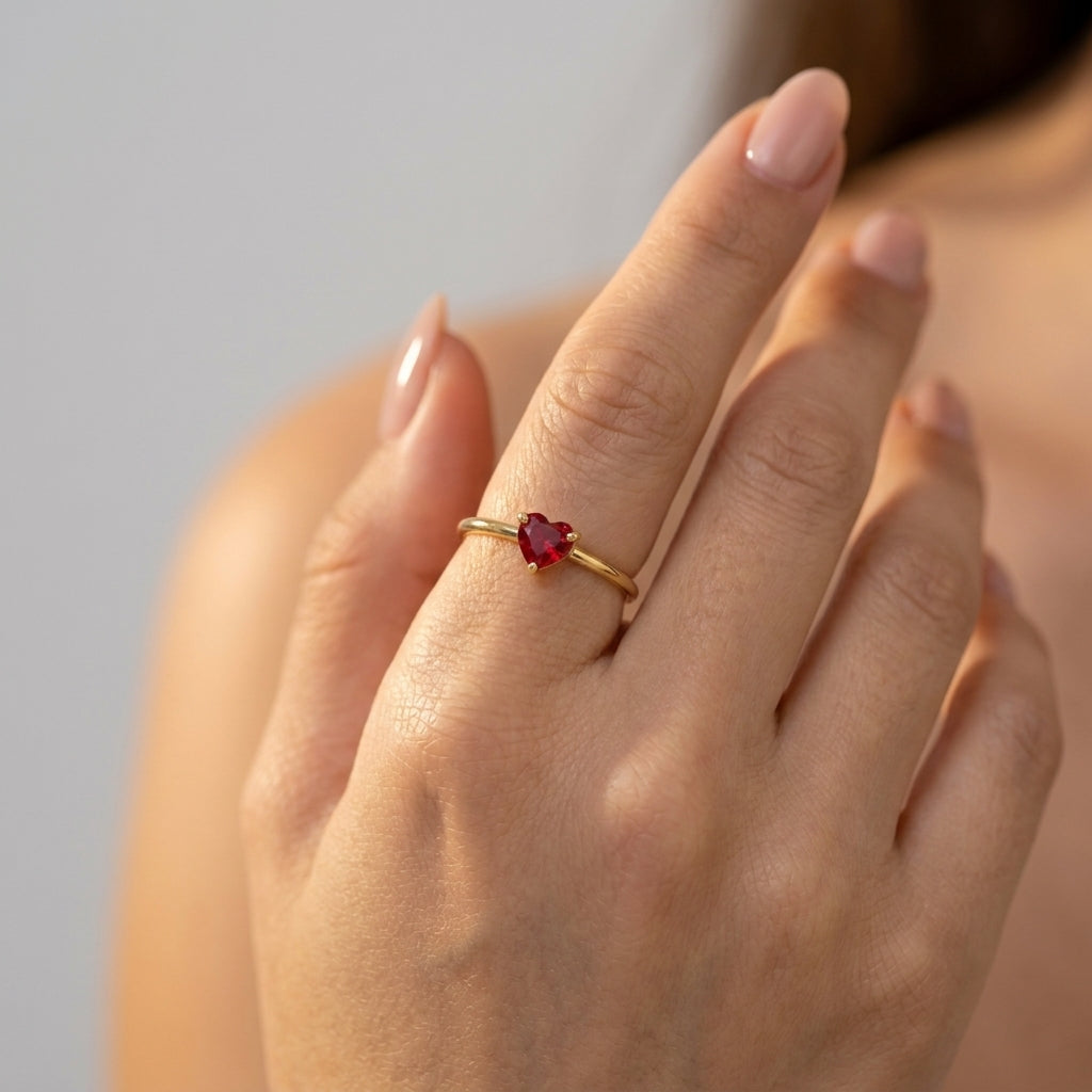 Women's Mini Heart Ring
