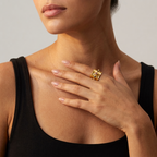 Women's Multi-Colour Wide Ring
