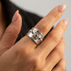 Women's Multi-Colour Wide Ring