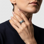 Women's Natural Stone Arrow Ring