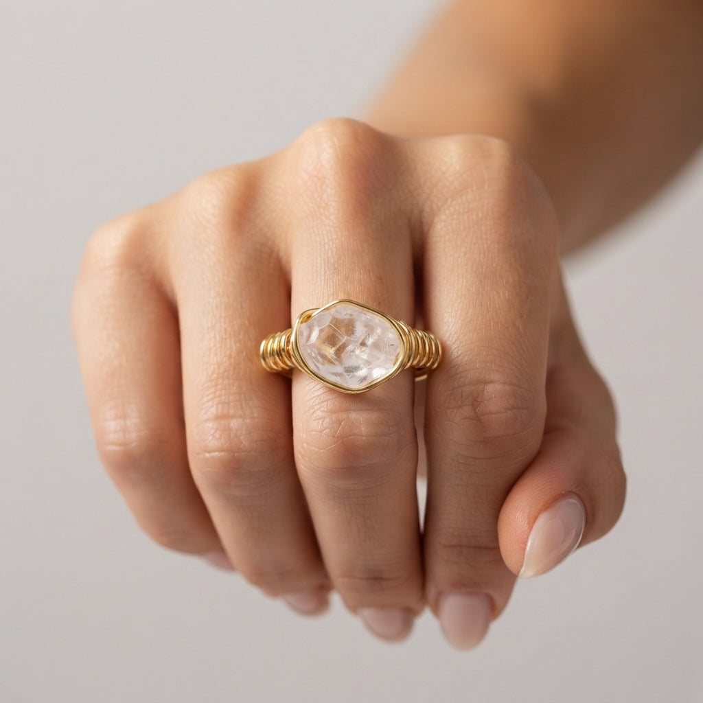 Women's Natural Stone Ring
