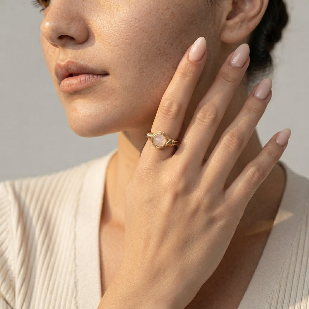 Women's Natural Stone Ring