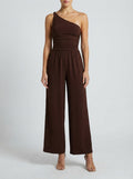 Women's One Shoulder Wide Leg Jumpsuit