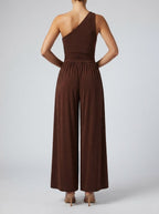 Women's One Shoulder Wide Leg Jumpsuit