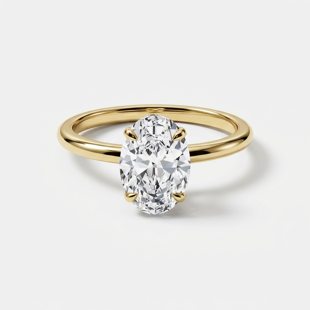 Women's Oval Solitaire Ring