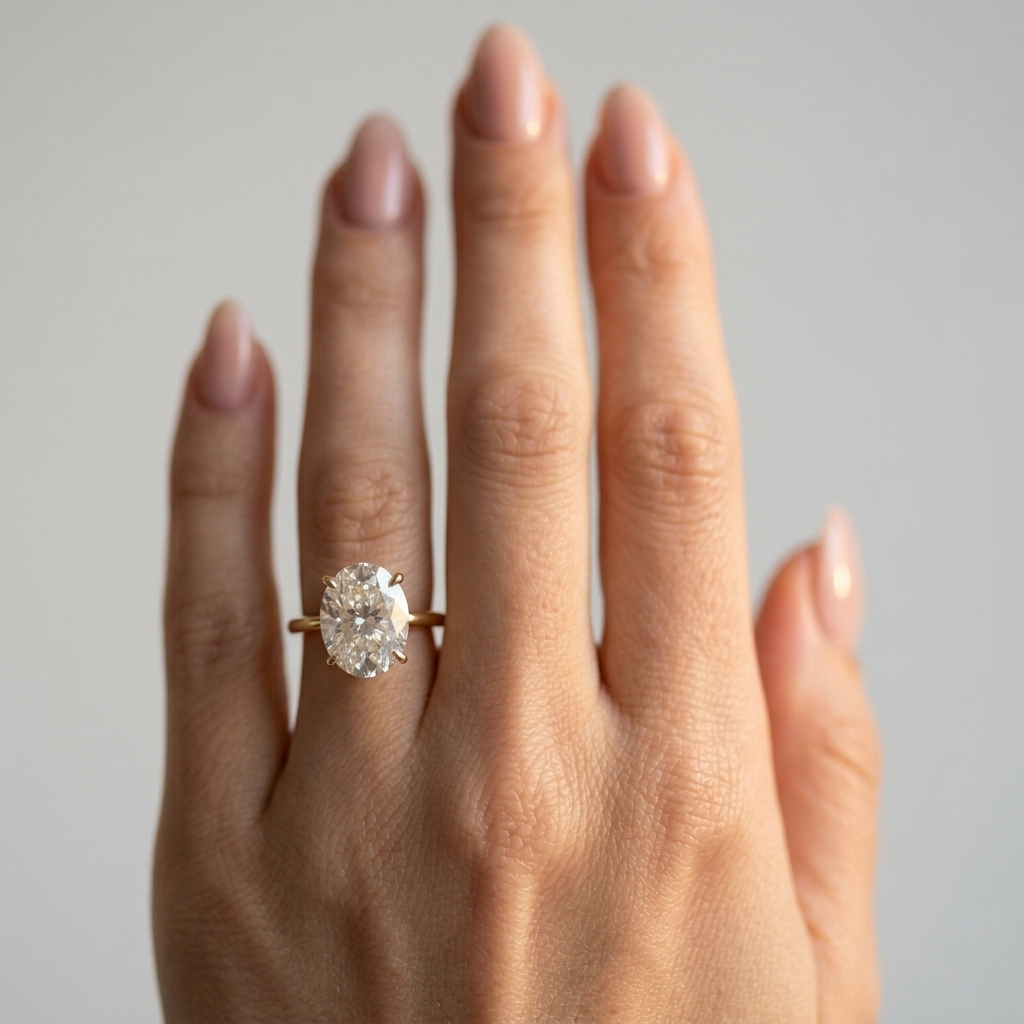 Women's Oval Solitaire Ring