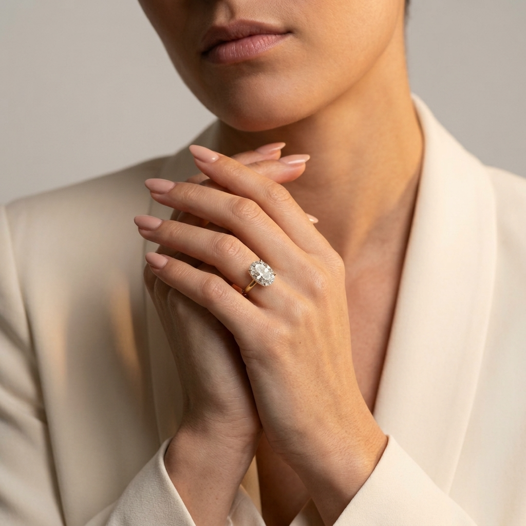Women's Oval Solitaire Ring