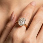 Women's Oval Solitaire Ring