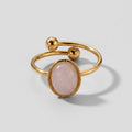 Women's Oval Stone Ring