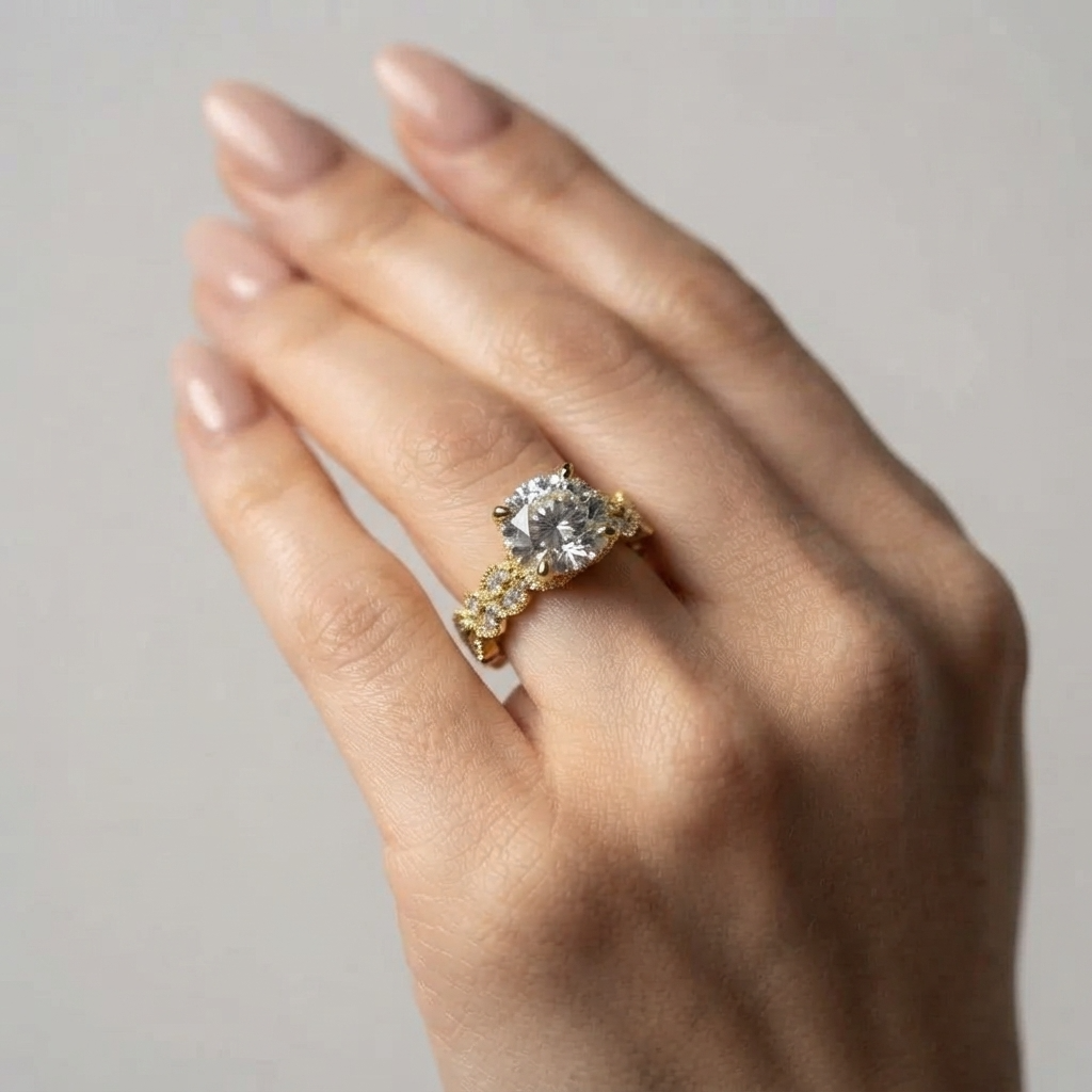 Women's Pave Cluster Ring