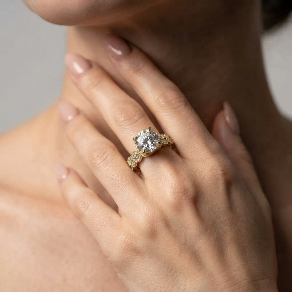 Women's Pave Cluster Ring