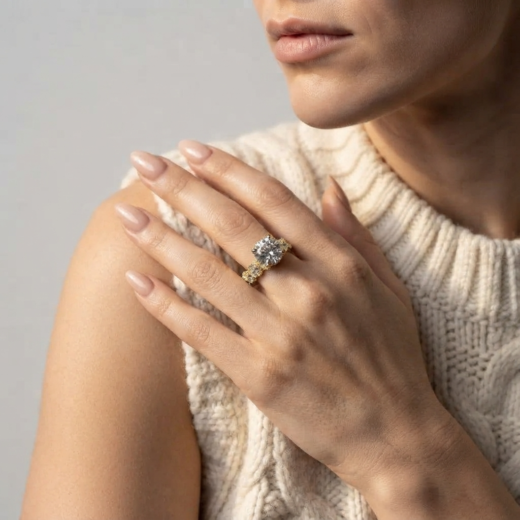 Women's Pave Cluster Ring