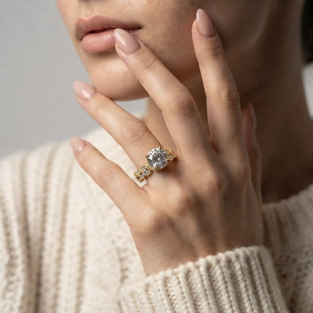 Women's Pave Cluster Ring