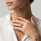 Women's Pave Cluster Ring