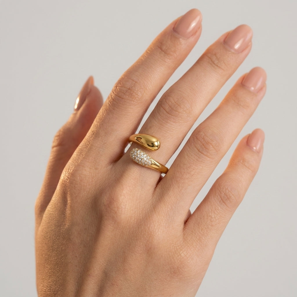 Women's Pave Crystal Ring