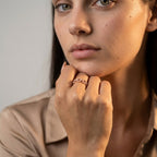 Women's Pave Link Ring
