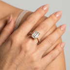 Women's Pave Solitaire Ring