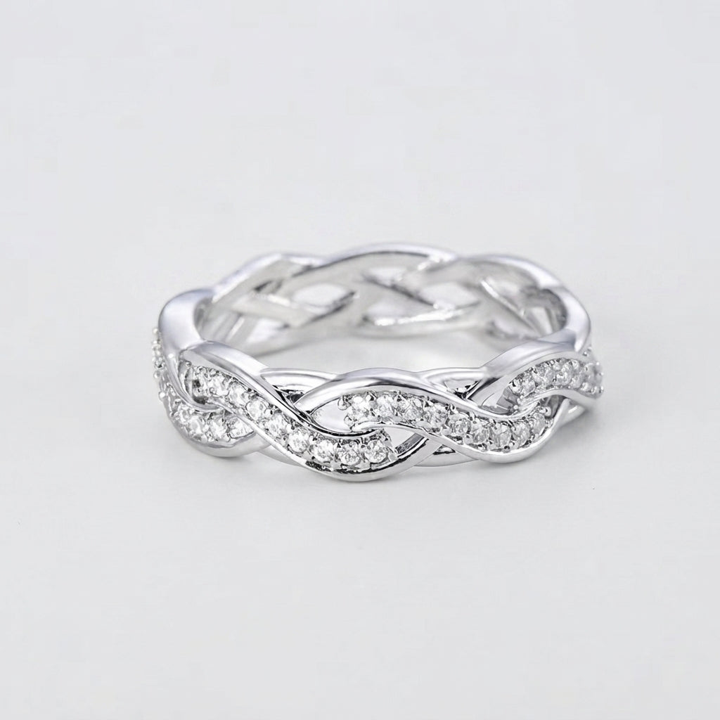 Women's Pave Twist Ring