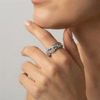 Women's Pave Twist Ring