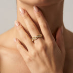 Women's Pave Twist Ring