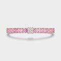 Women's Pink Stone Tennis Bracelet