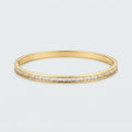 Women's Polished Crystal Bangle
