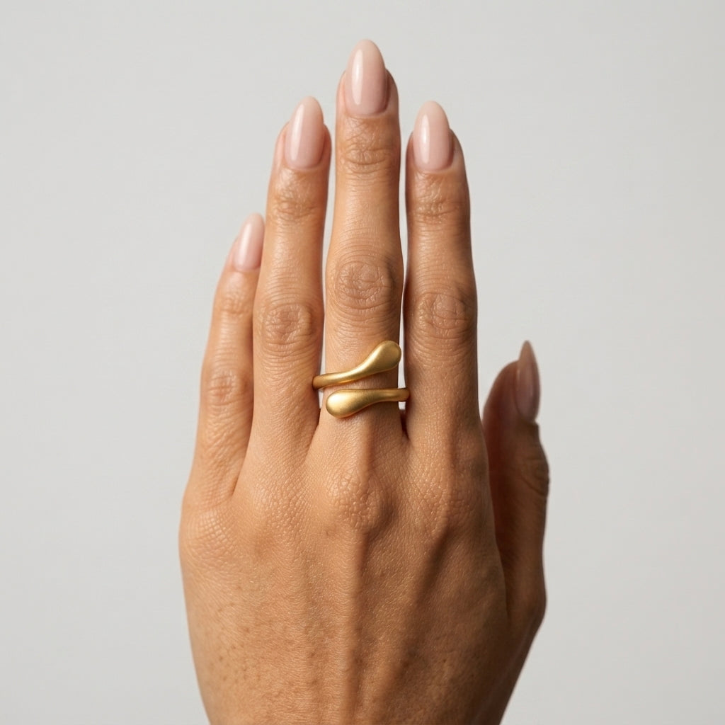 Women's Polished Teardrop Ring