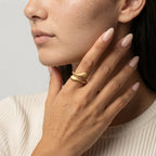 Women's Polished Teardrop Ring
