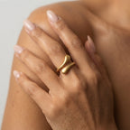 Women's Polished Teardrop Ring