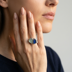 Women's Raw Natural Stone Ring