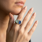 Women's Raw Natural Stone Ring