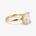 Women's Rectangular Crystal Ring